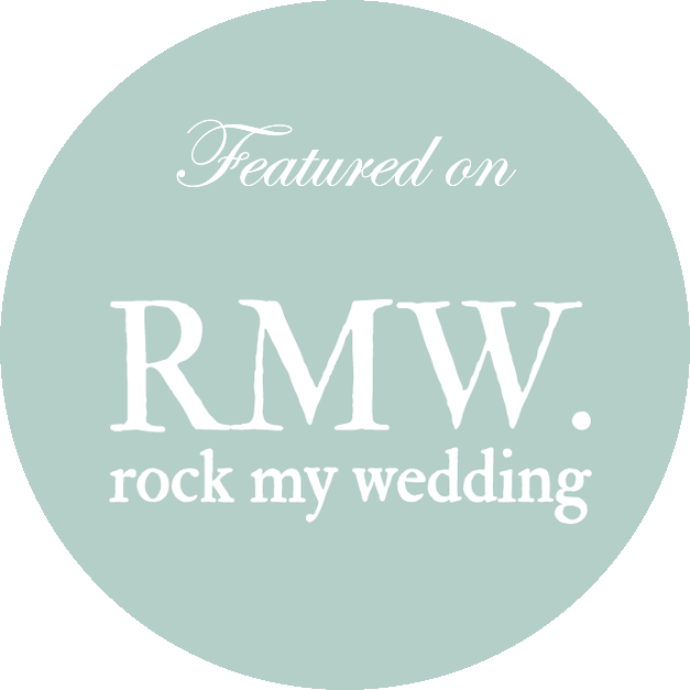 Featured on Rock My Wedding Blog badge