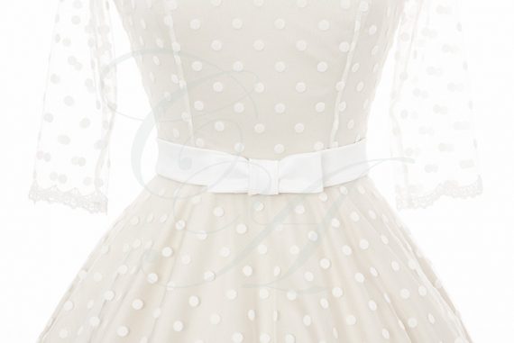 Polkadot Cream Dress
